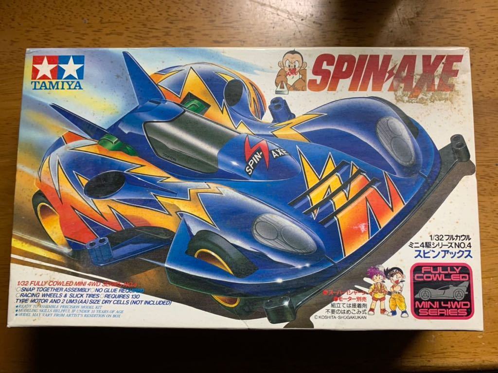 新品 未組立 フルカウルミニ四駆 No4 スピンアックス 経年あり の落札情報詳細 ヤフオク落札価格情報 オークフリー スマートフォン版