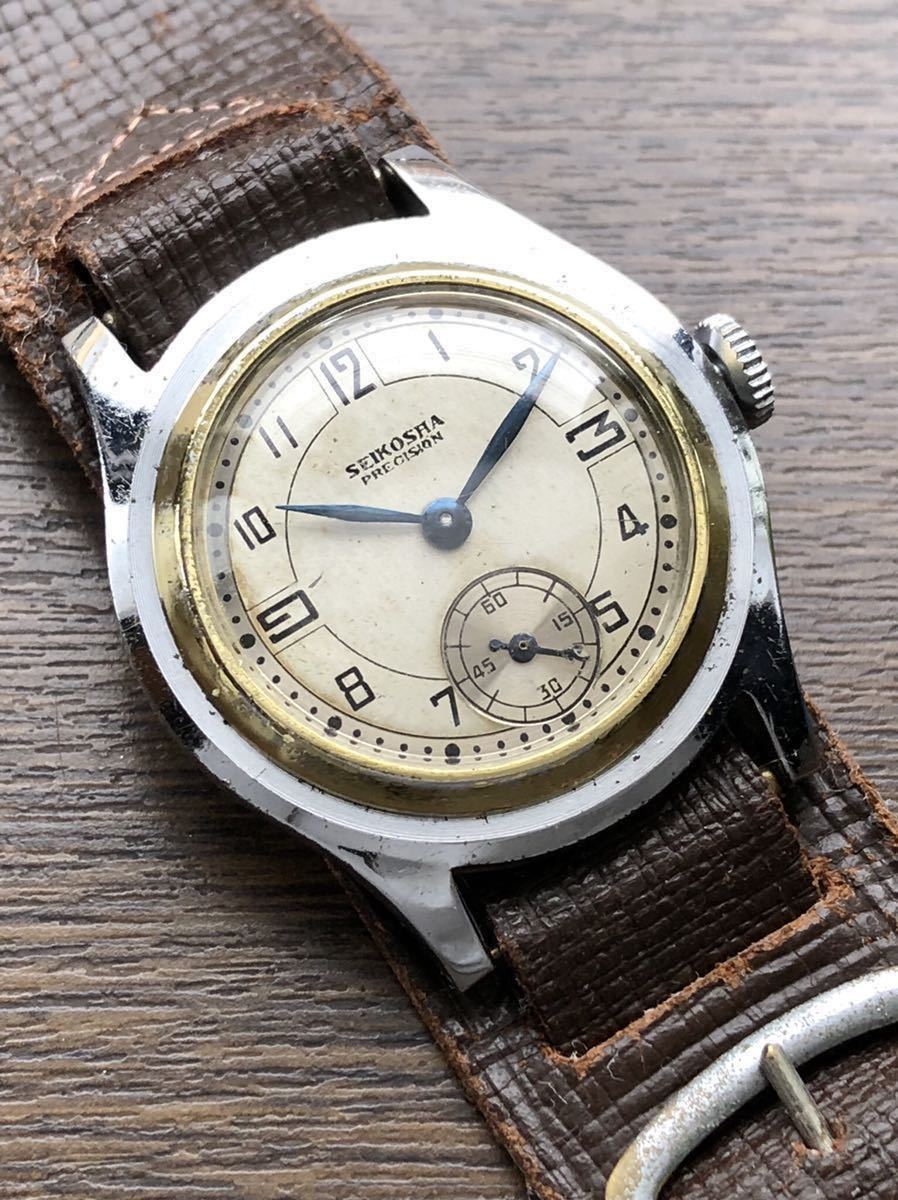 希少 ☆ 精工舎 セイコー SEIKOK precision 1940年代 新10A型 バナナ