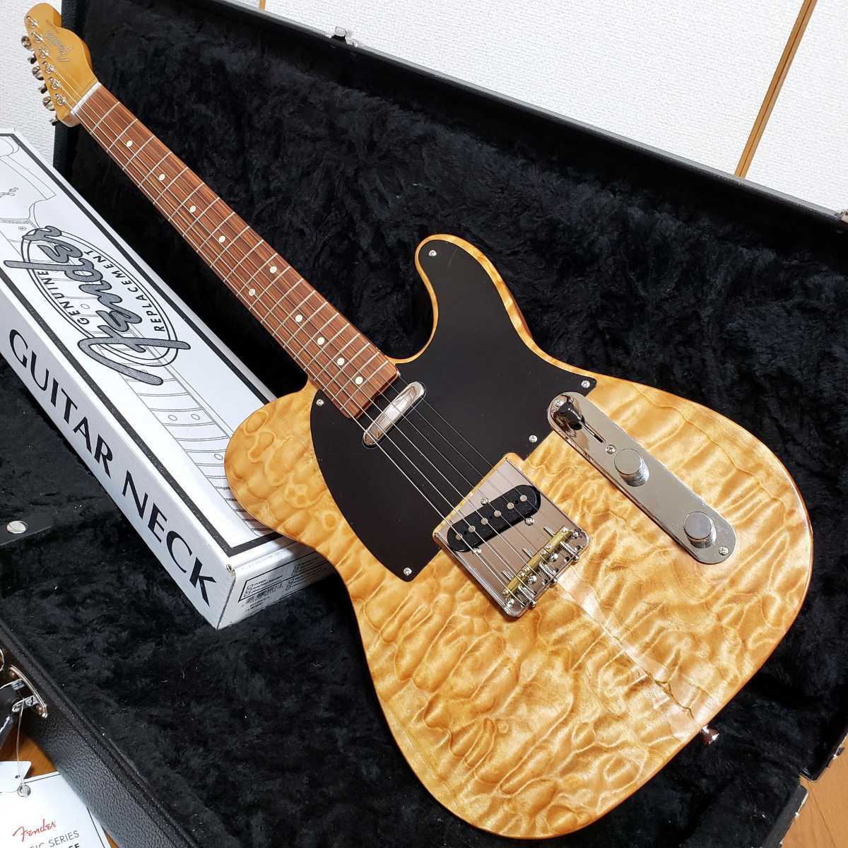 Fender Mexico / USACG製 キルトメイプル マホガニーバック