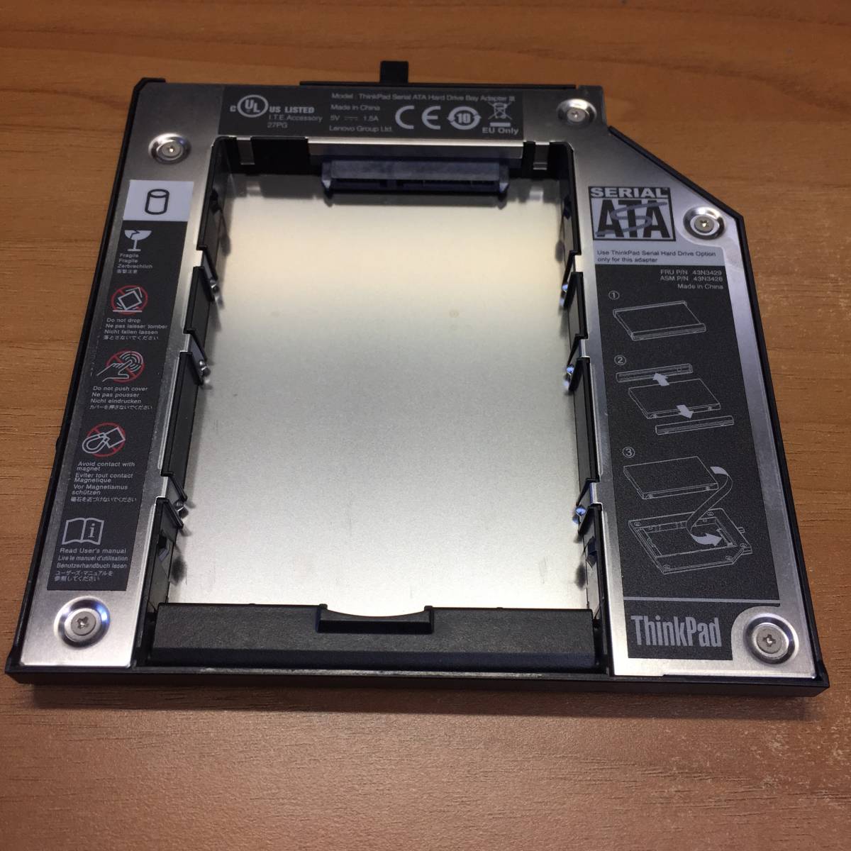 【中古】】ThinkPad Serial ATA Hard Drive Bay Adapter III (43N3429) の落札情報詳細 ヤフオク落札価格検索 オークフリー