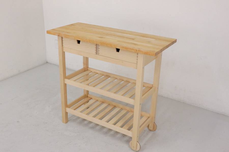 ☆IKEA イケア☆FORHOJA フォルホイア キッチンラック☆バーチ材