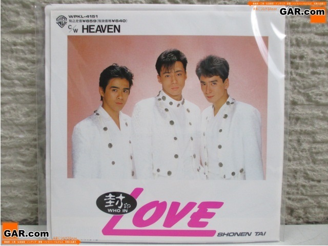 少年隊 封印LOVE / HEAVEN 希少盤 7インチ レコード 和モノ 少年隊