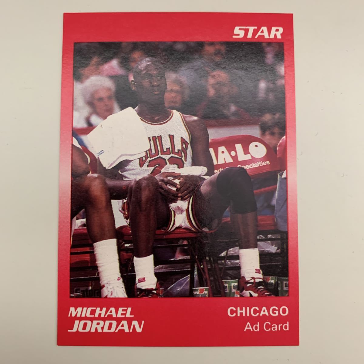 Star社 Michael Jordan Ad Card Chicago Bulls Nba マイケル ジョーダン の落札情報詳細 ヤフオク落札価格情報 オークフリー スマートフォン版