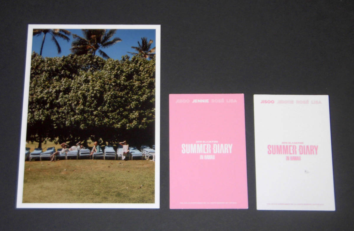 BLACKPINK☆直筆サイン入り・「2019 BLACKPINK SUMMER DIARY in Hawaii