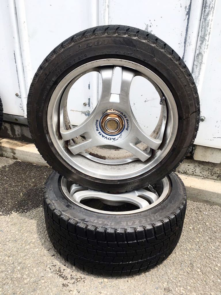 スーパーアドバンSUPER ADVAN SA3 アルミ ホイール 17インチ 2本 17×9J