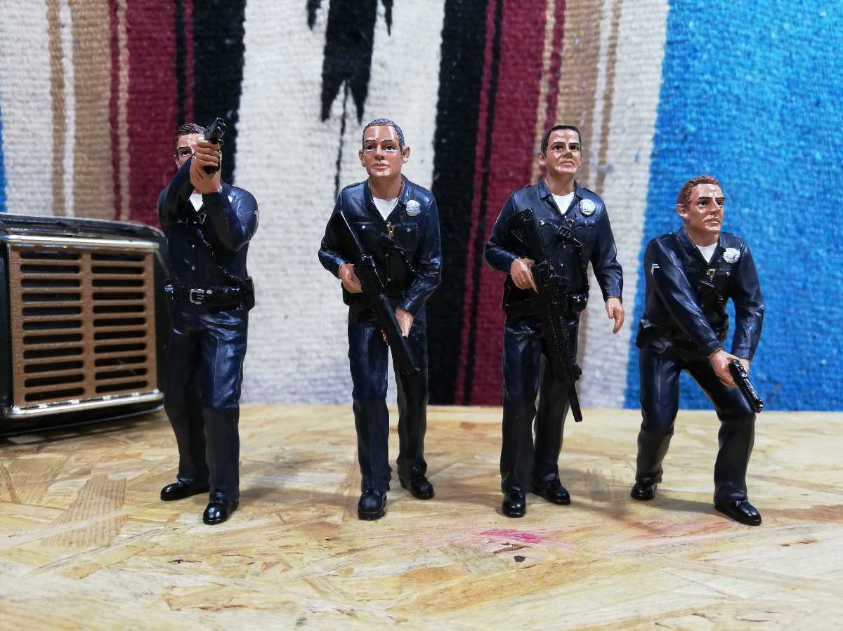 ポリスマン フィギュア 1 18 4体セット 私服警官 アメリカン 外人 アメリカンジオラマ ディスプレイ ストラクチャー 完成品 刑事 の落札情報詳細 ヤフオク落札価格情報 オークフリー スマートフォン版