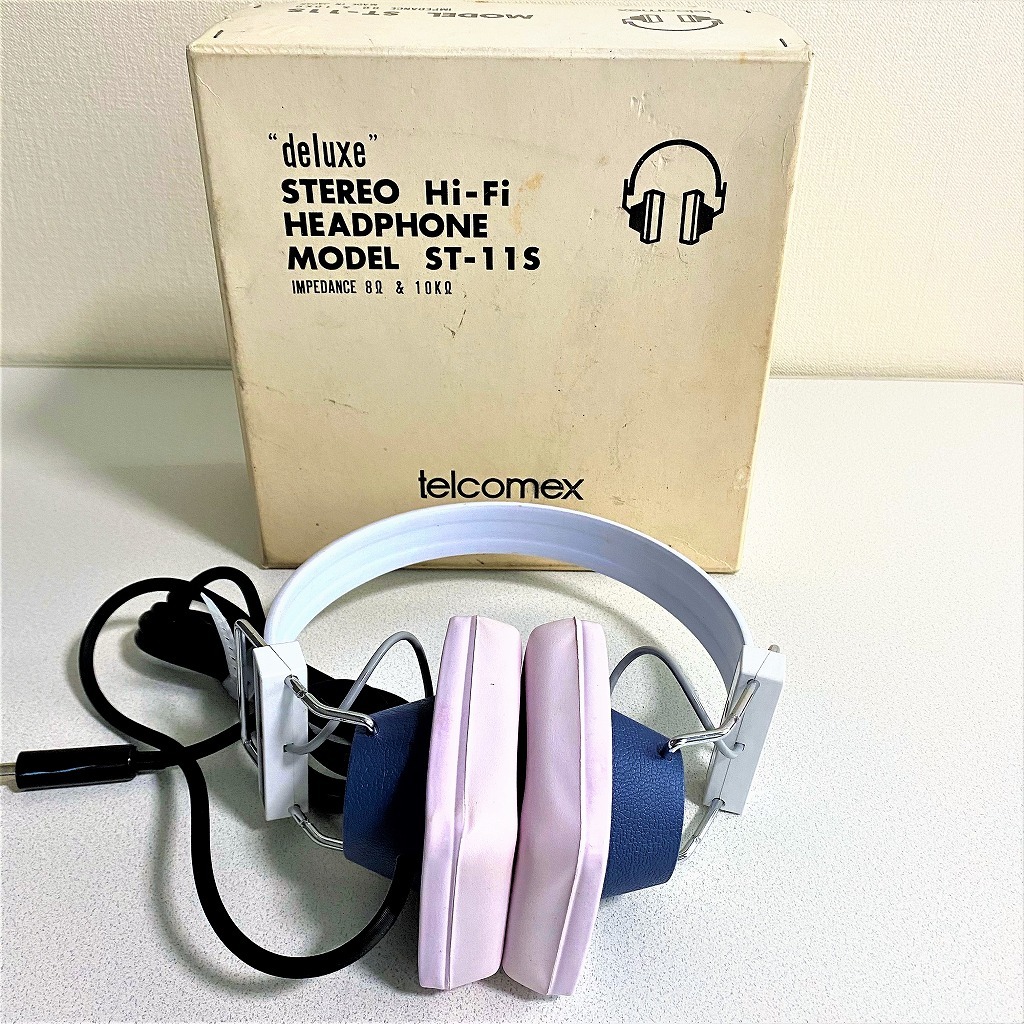 昭和レトロ】telcomex ASHIDAVOX アシダ ヘッドホン ST-11S 絶版