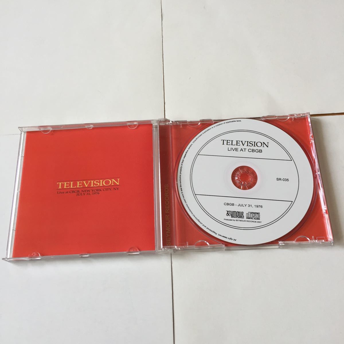 Television At Cbgb Venus Elevation See No Evil Friction Tom Verlaine トム ヴァーレイン Newyork Punk ニューヨーク パンク 1970 70 S の落札情報詳細 ヤフオク落札価格情報 オークフリー スマートフォン版