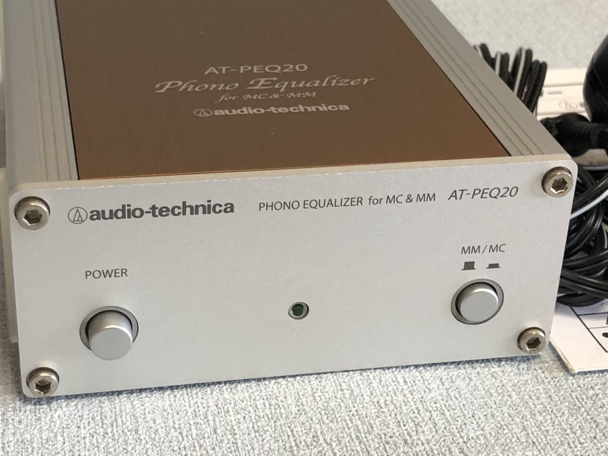 audio-technica MM/MCフォノイコライザー AT-PEQ20 オーディオ