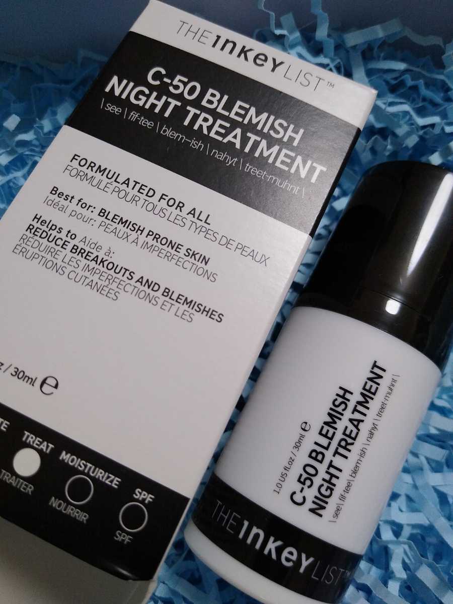 新品 C 50 Blemish Night Treatment インキーリスト The Inkey List ピーリング ビタミンc サリチル酸 シミ ニキビ 毛穴 の落札情報詳細 ヤフオク落札価格情報 オークフリー スマートフォン版