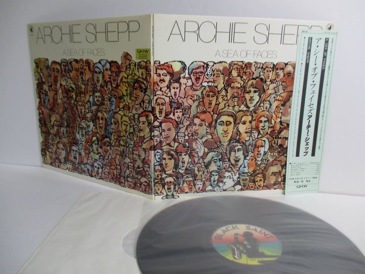 □LP 帯付 ARCHIE SHEPP a sea of faces アーチー・シェップ ア・シー