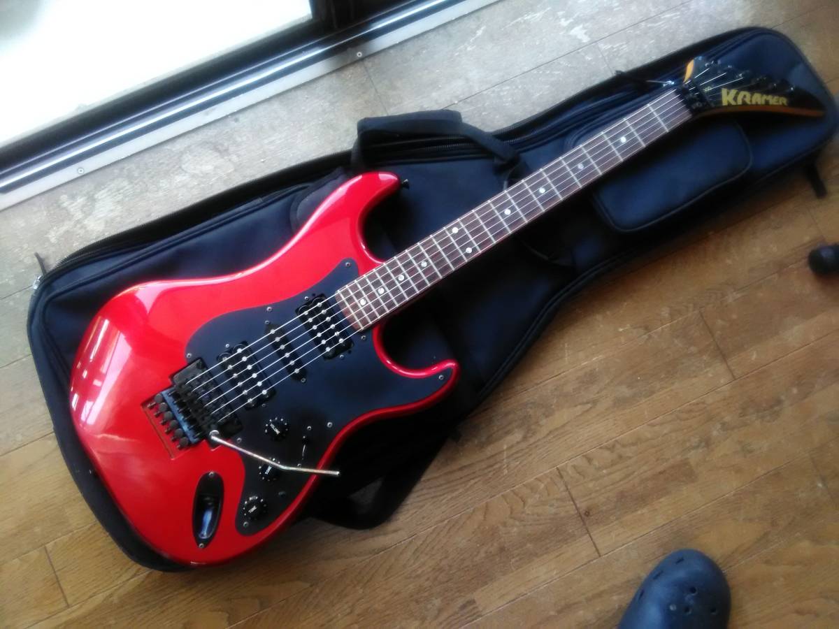 KRAMER F-3000コンコルドヘッド HSH仕様 Floyd ROSE 程度上々!の落札