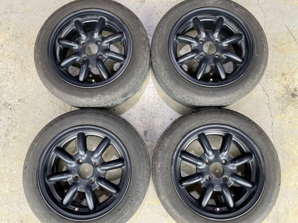 中古】ワタナベ F8F 14インチ 6J +40 4H-100 watanabe ホイール エイト