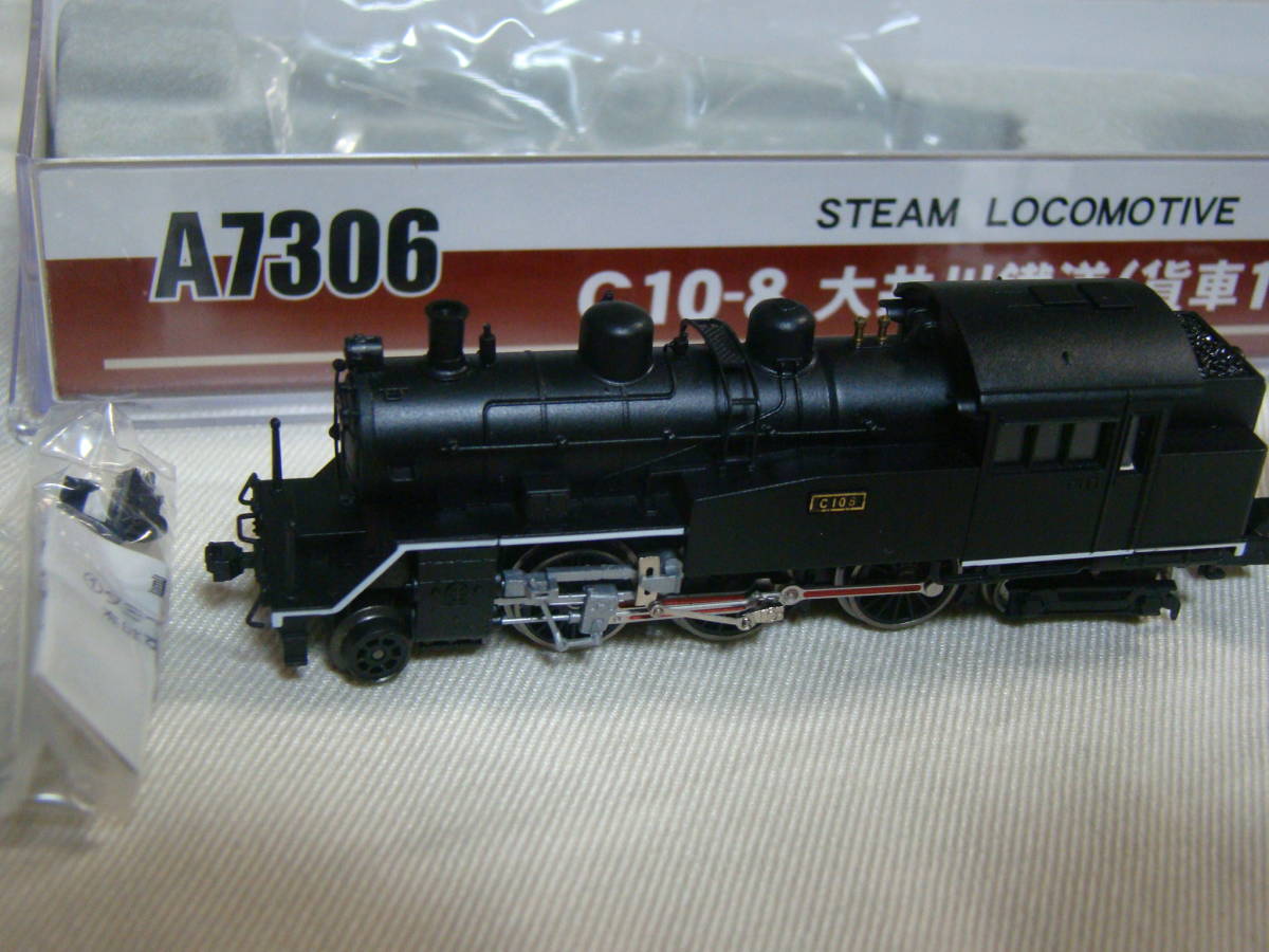 C10-8 大井川鐡道 蒸気機関車（貨車1両付）A7306 Nゲージ