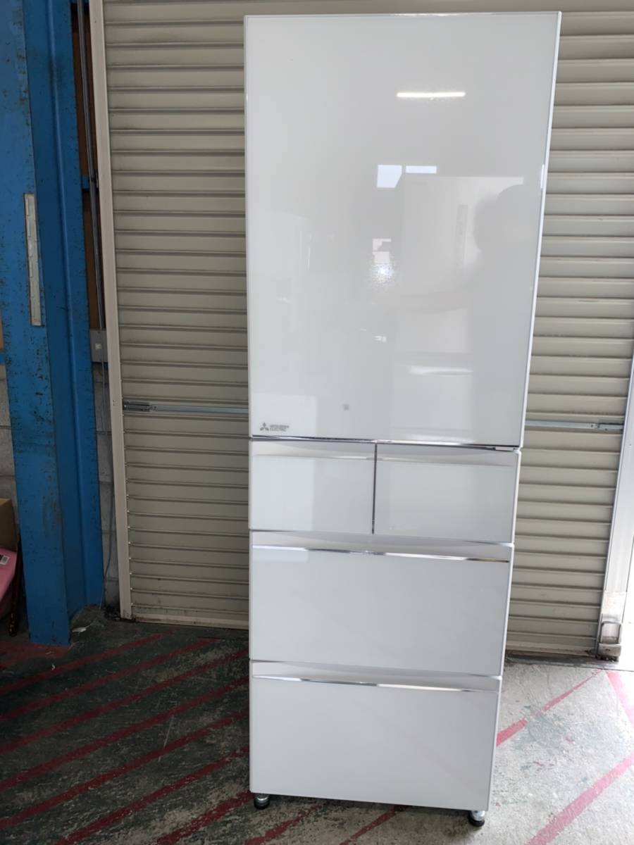 MITSUBISHI MR-B46G-W WHITE 冷蔵庫 置けるスマート大容量 B