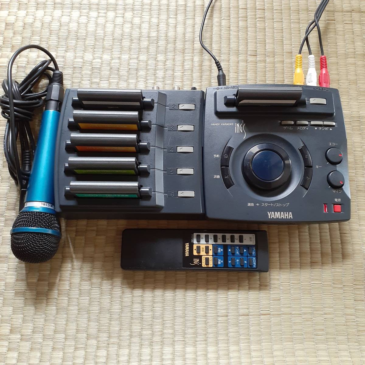ING'S ハンディ カラオケ HK-1 ヤマハ カートリッジ12本 600曲 ヤマハ