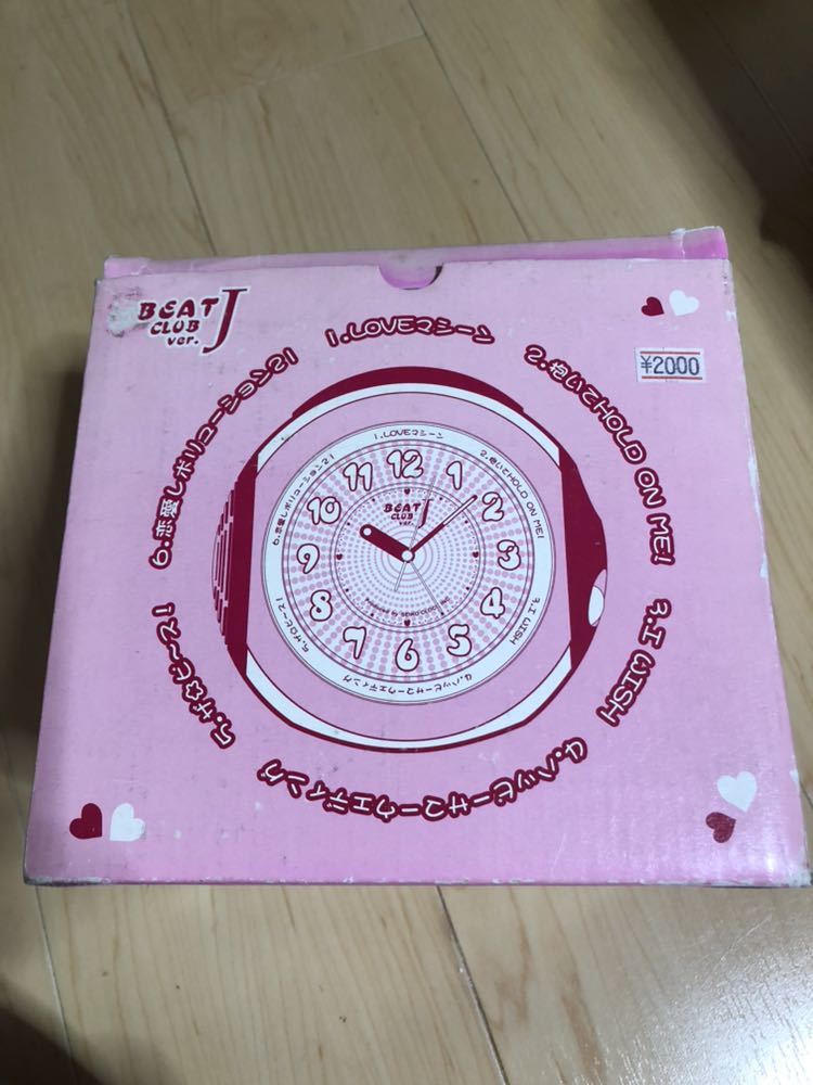 新品】SEIKO(セイコー) BEAT CLUB ver.J モーニング娘。 目覚まし時計