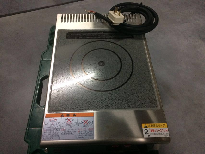タニコーIHコンロTIC-2CP小型卓上タイプ1口単相200V 業務用