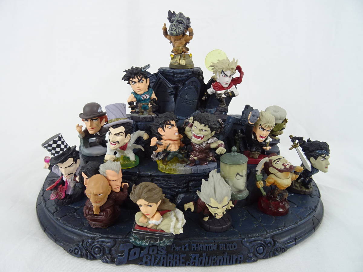 T679 キャラヒーローズ ジョジョの奇妙な冒険 第1部 セミコンプセット 専用ディスプレイ付き ジョナサン Dio スピードワゴン 中古 の落札情報詳細 ヤフオク落札価格情報 オークフリー スマートフォン版