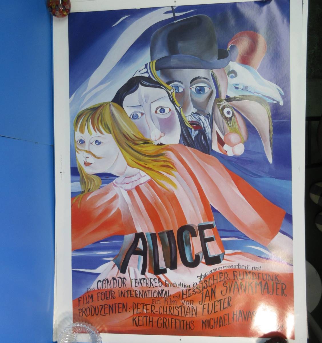 中古】「ヤン・シュヴァンクマイエル監督 映画ポスター4点 アリス3点＋