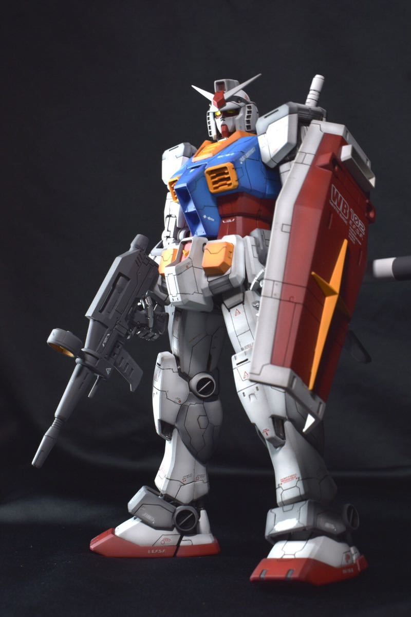 新品】MG 1/100 rx78-2 ガンダム ver.oyw 改修塗装済完成品