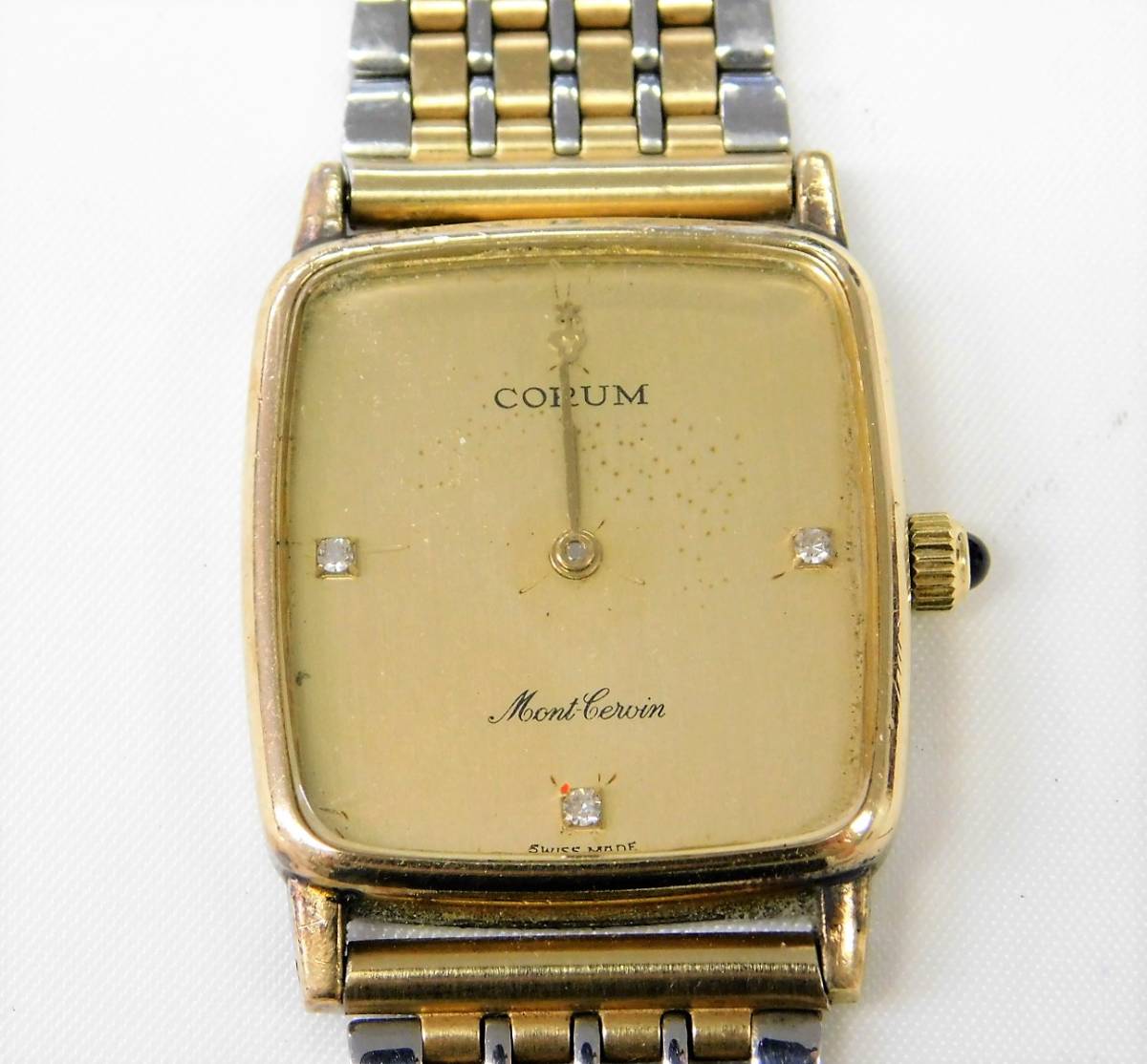 CORUM コルム モンセルヴァン 3Pダイヤ 手巻き メンズ腕時計CORUM MONT