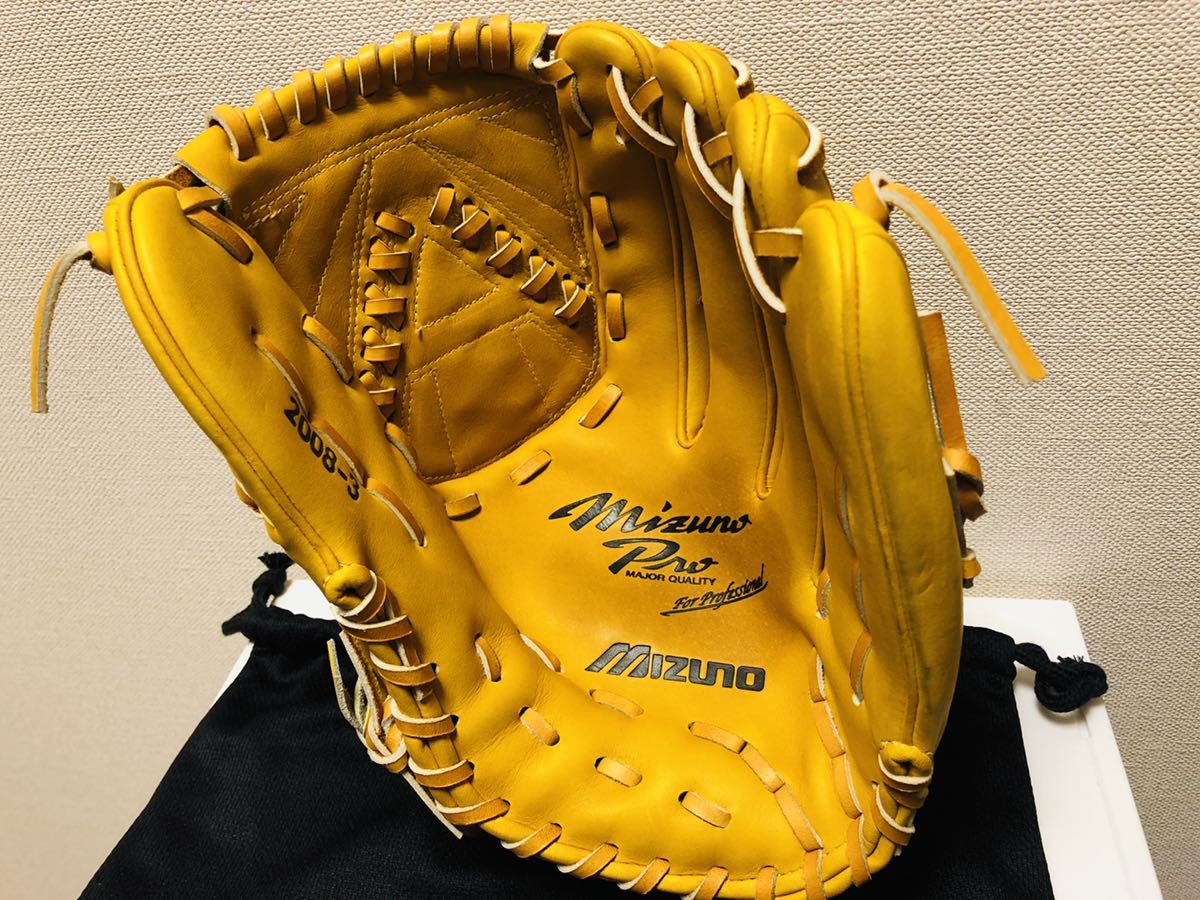 新垣渚 支給品 グローブ 硬式投手用 製造年月 for Professional