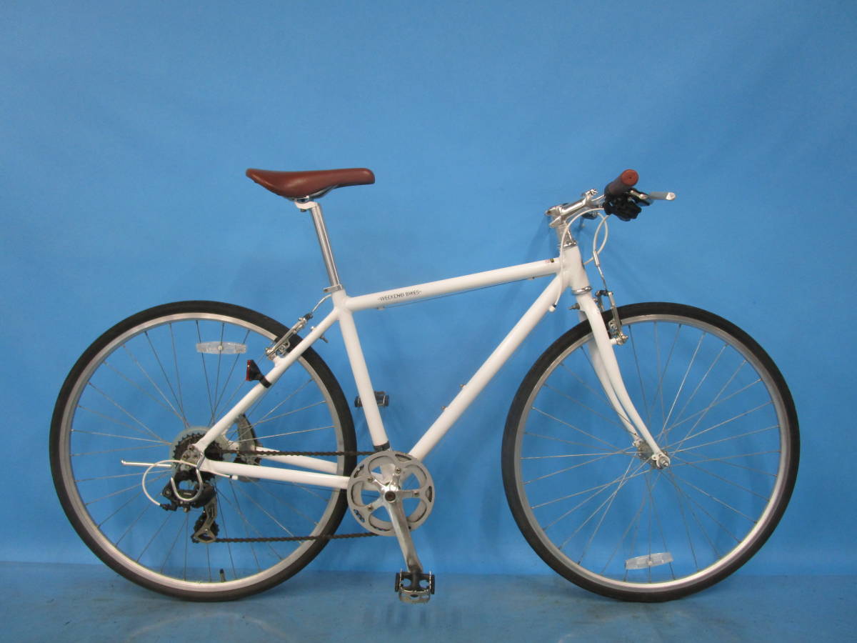 ☆大阪西淀☆ WEEKENDBIKES アルミフレーム 前後タイヤ新品 ミニベロ 7段 20インチ 小径 あさひ ウィークエンド バイクス 中古 自転車 a05 ☆大阪西淀☆ WEEKENDBIKES 前後タイヤ新品 アルミフレーム クロス