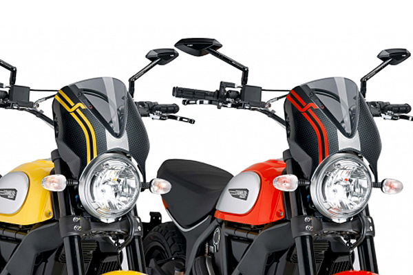新品】40%OFF☆PUIG カーボン柄 NKスクリーン ビキニカウル DUCATI