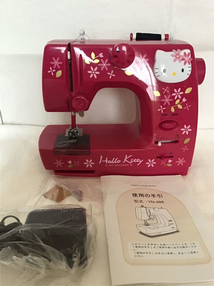 ハローキティーミシン ハローキティ コンパクトミシン KT40 - メルカリ
