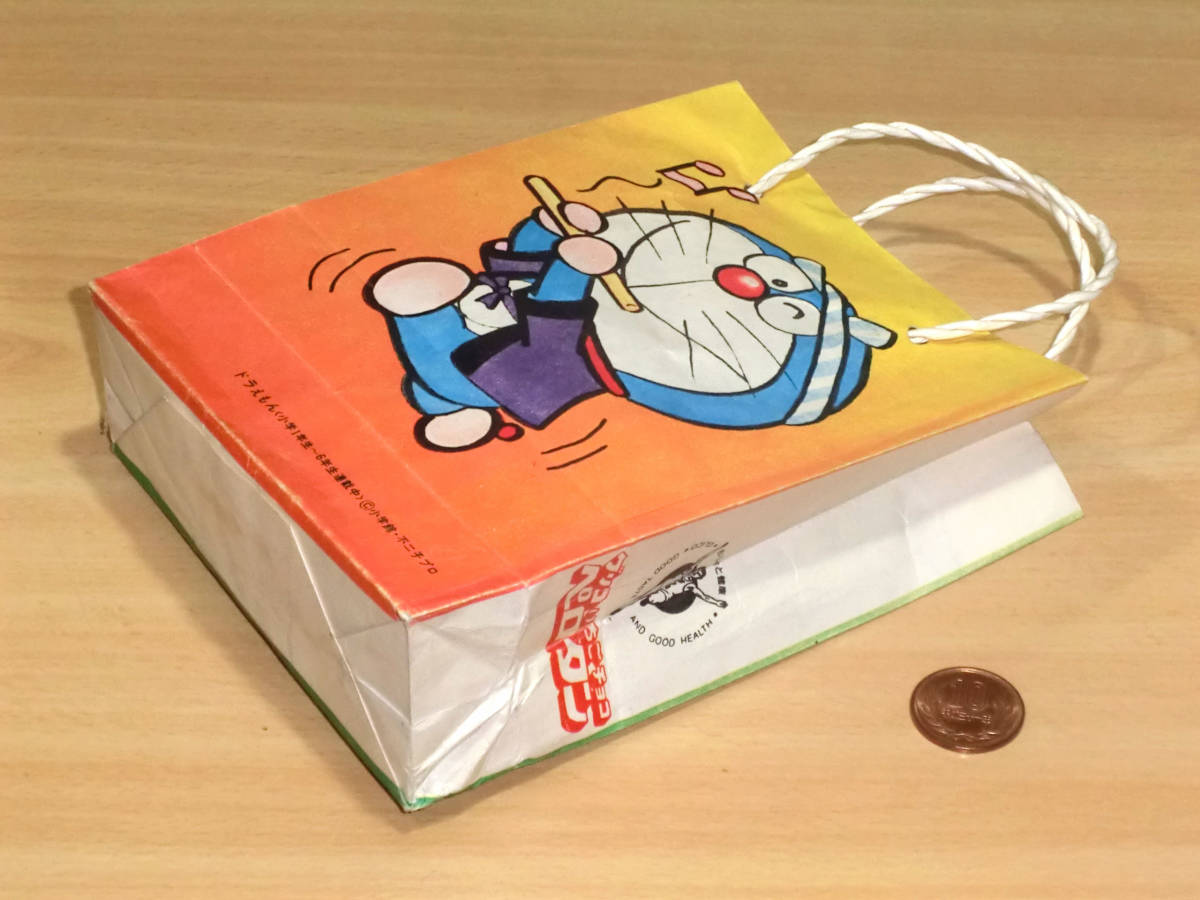 昭和レトロ 1970年～1980年頃 グリコいちごチョコ「ペロタン」紙袋 