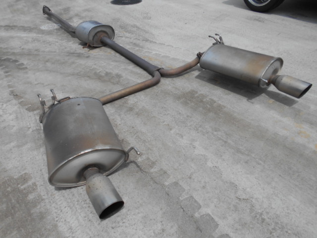 大物 純正OP モデューロ アコード CL9 リア スポーツ マフラー 左右 2本出し センター付 Modulo オプション Ξ5667Pの ...