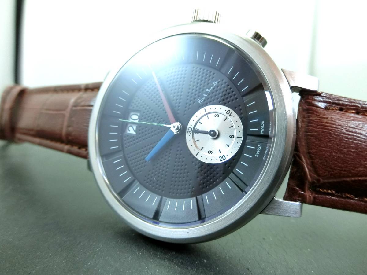 8万 激レア 仕上済 電池新 ポールスミス腕時計スイスコレクション Swiss Collection Paul Smith ビジネススーツに の落札情報詳細 ヤフオク落札価格情報 オークフリー スマートフォン版