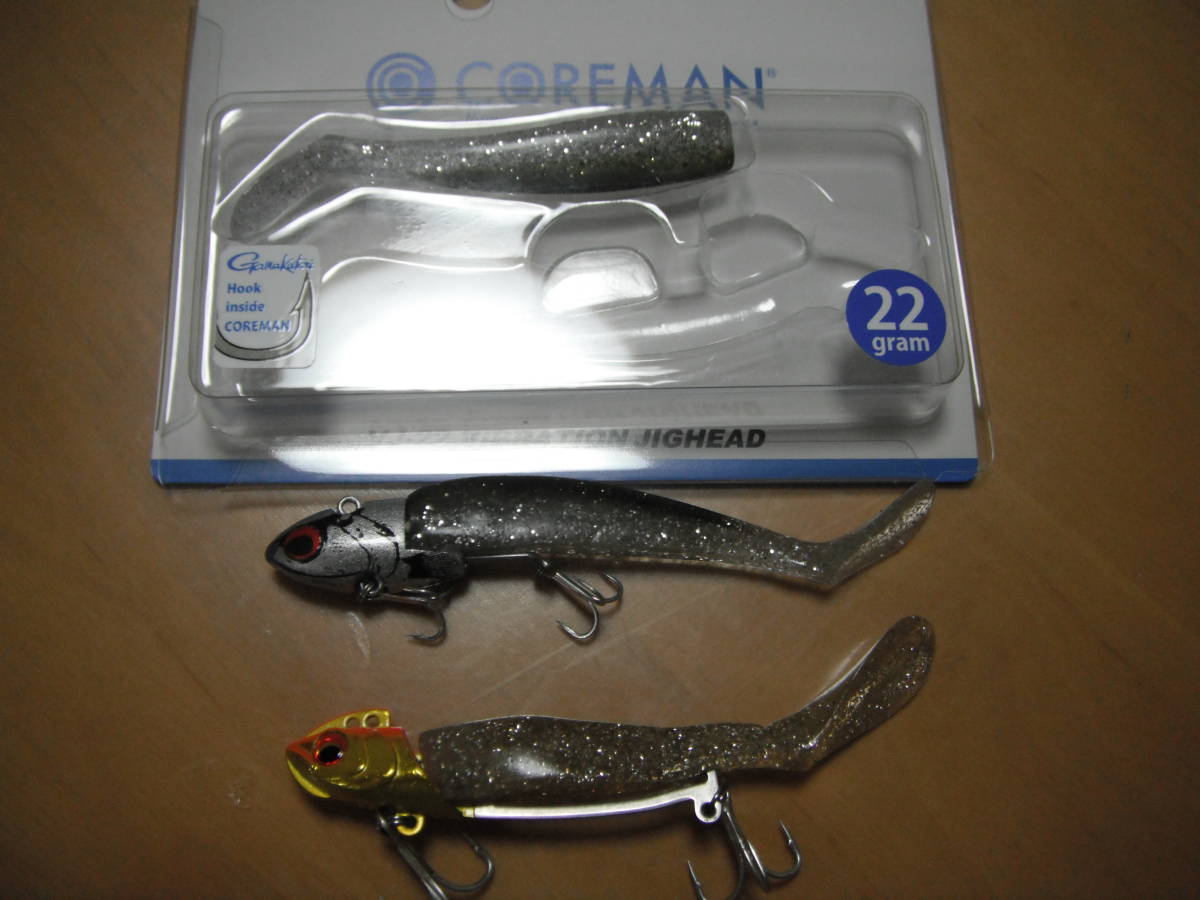 コアマン Vj 22 ジグヘッドバイブレーション ダイワ ロデム4 シーバス ヒラメ の落札情報詳細 ヤフオク落札価格情報 オークフリー スマートフォン版