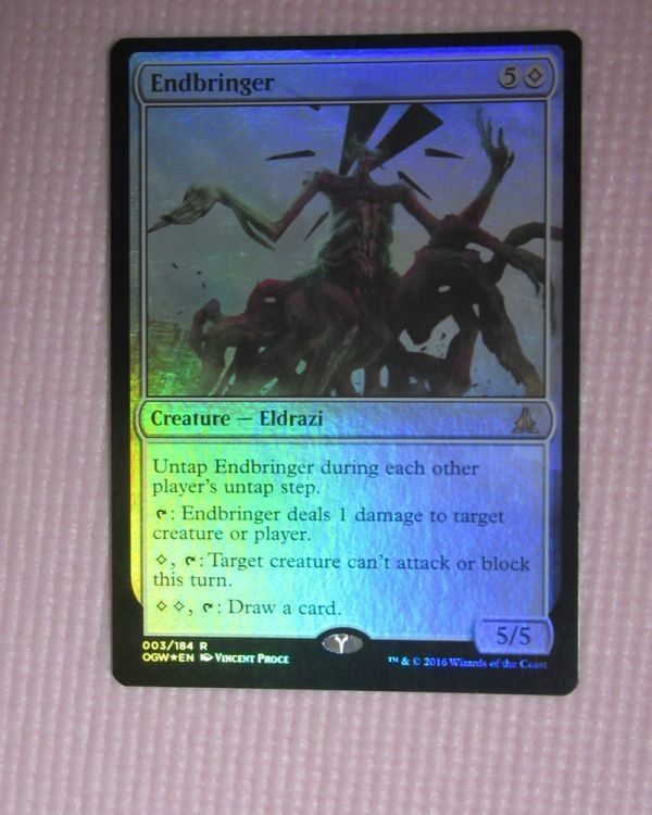 Mtg Foil 英語版 Ogw 終末を招くもの Endbringer 1枚まで 即決 の落札情報詳細 ヤフオク落札価格情報 オークフリー スマートフォン版