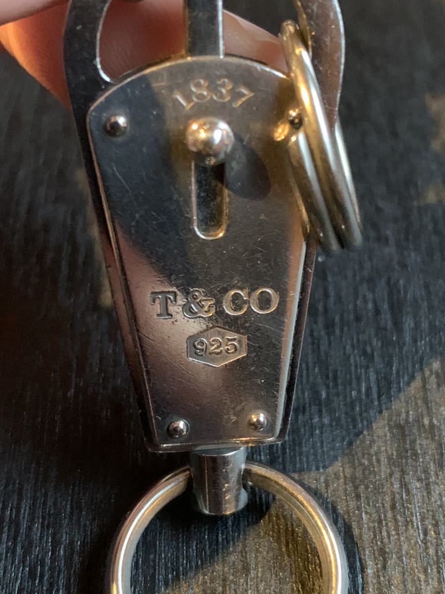 ティファニーキーホルダー TIFFANY＆CO. 1837 925シルバー