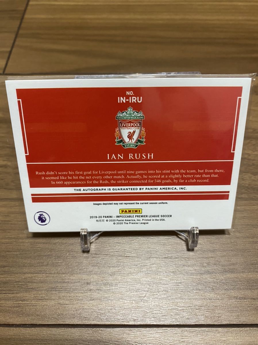 新品 22 25 Ian Rush イアン ラッシュ Liverpool リバプール Impeccable Soccer Panini 直筆サインカード Auto の落札情報詳細 ヤフオク落札価格情報 オークフリー スマートフォン版