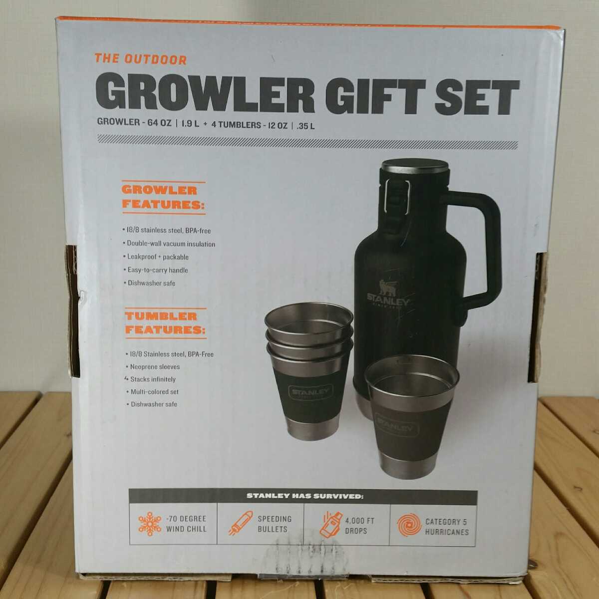 STANLEY GROWLER 1.9L マットブラック 新品】◇レア◇□新品□NEWロゴ  