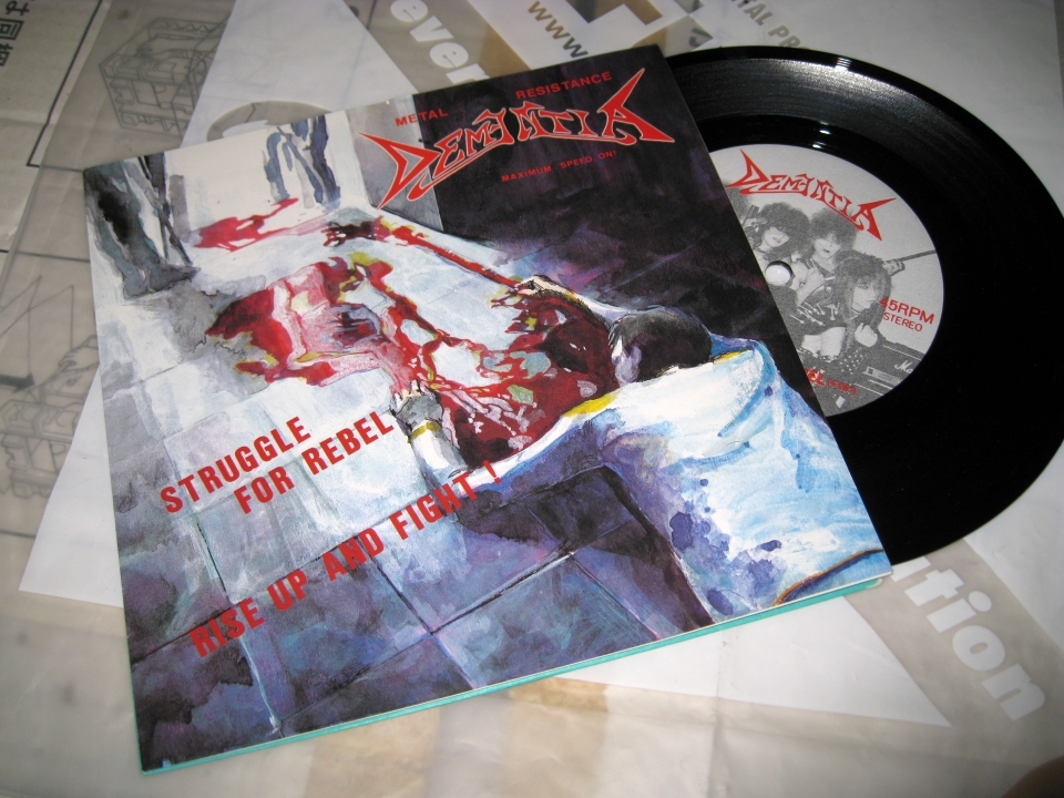 DEMENTIA STRUGGLE FOR REBEL レコード △買取品△ DEMENTIA / STRUGGLE FOR REBEL / EPレコード - 超