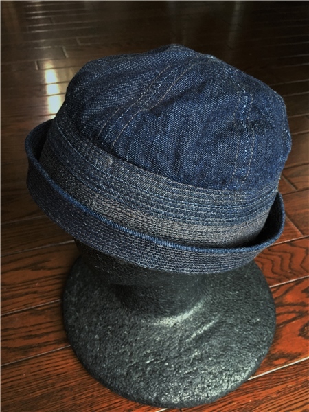 リアルマッコイズ REAL McCOY CLOTHES デニム セーラーハット 7.1/4