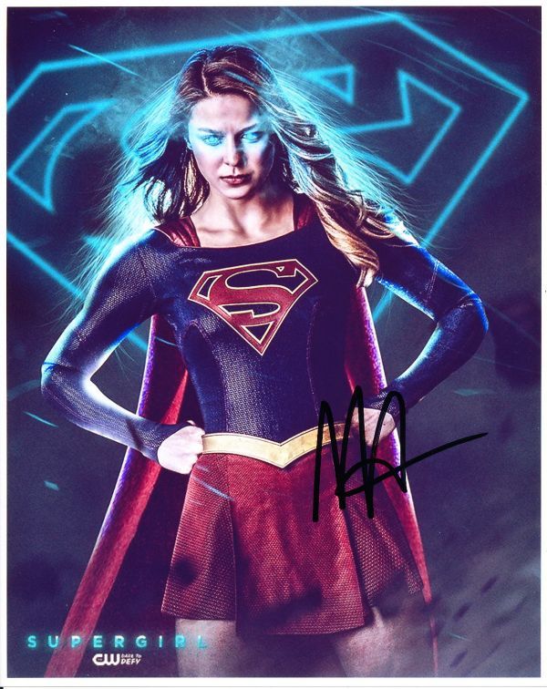 メリッサ・ベノイスト直筆サイン入り2Lサイズ写真‥SUPERGIRL／ 公式
