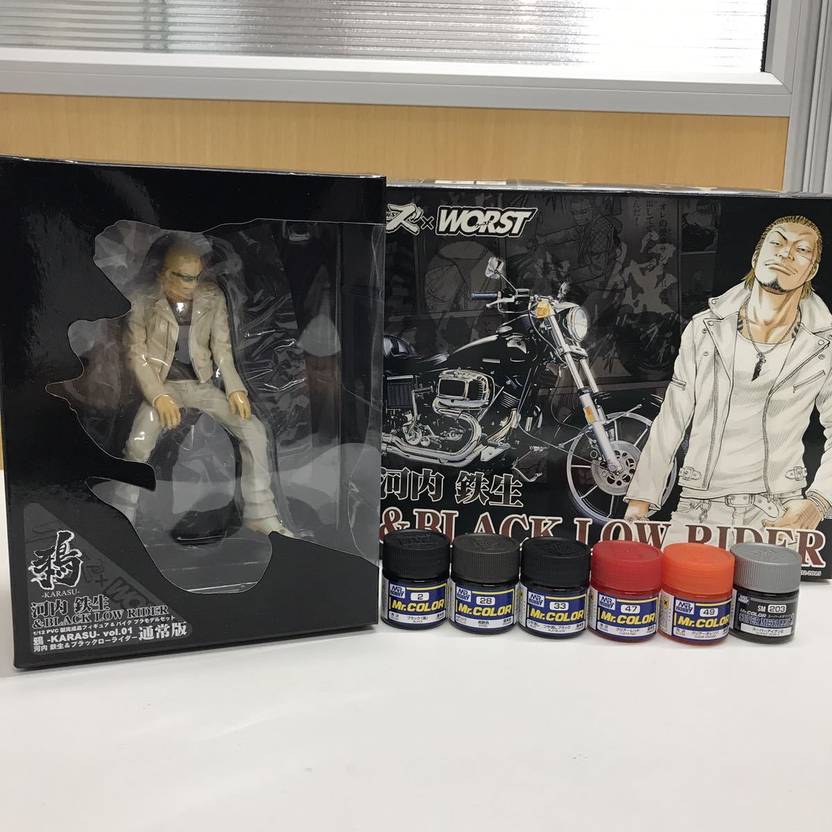 おまけ付 クローズ Worst 1 12 鴉 Karasu Vol 1 河内鉄生 ブラックローライダー スタジオ蓮 アオシマ バイク プラモ 武装戦線 Fbg の落札情報詳細 ヤフオク落札価格情報 オークフリー スマートフォン版