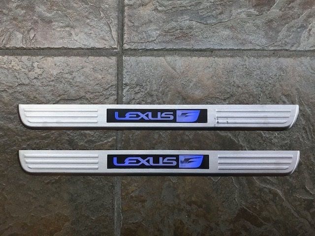 レクサス RCF純正 現行年式Fロゴ付 スカッフプレート LEXUS RC