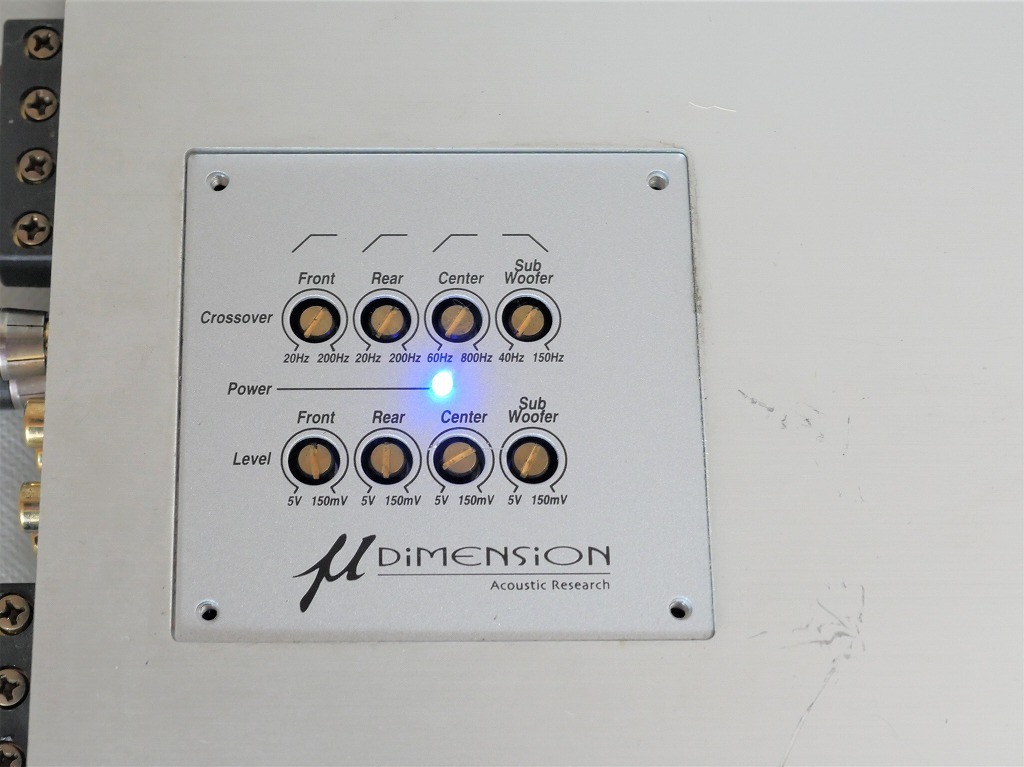 μ-Dimension μ-ProX 5.1ch Comp 6chアンプ 60w×5ch＋200wの落札情報 