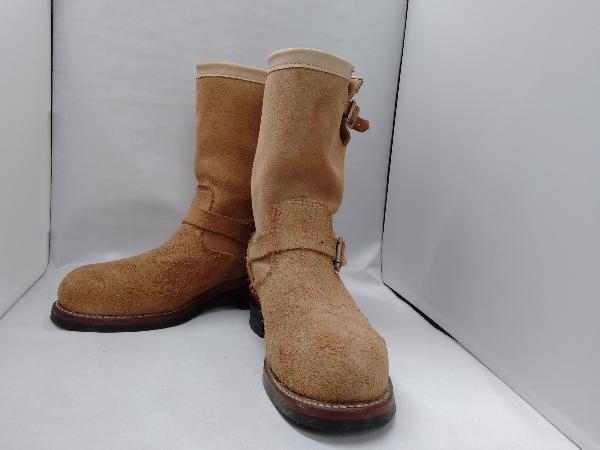 チペワ CHIPPEWA エンジニアブーツ サンドスエード ショートブーツ 美 