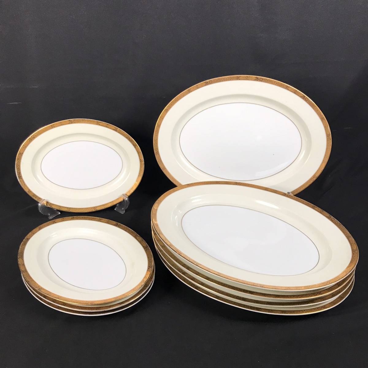 ZX0731-2-17 オールド ノリタケ Noritake GOLDKIN 5675 プレート 皿 大