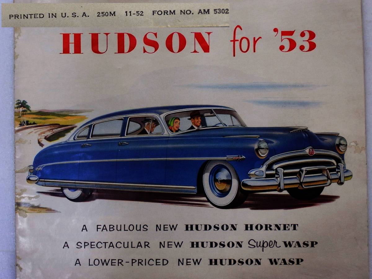 7 Hodson 1950年代アメリカ ハドソン 1953年型 小型車 ハドソンジェット 自動車カタログ の落札情報詳細 ヤフオク落札価格情報 オークフリー スマートフォン版