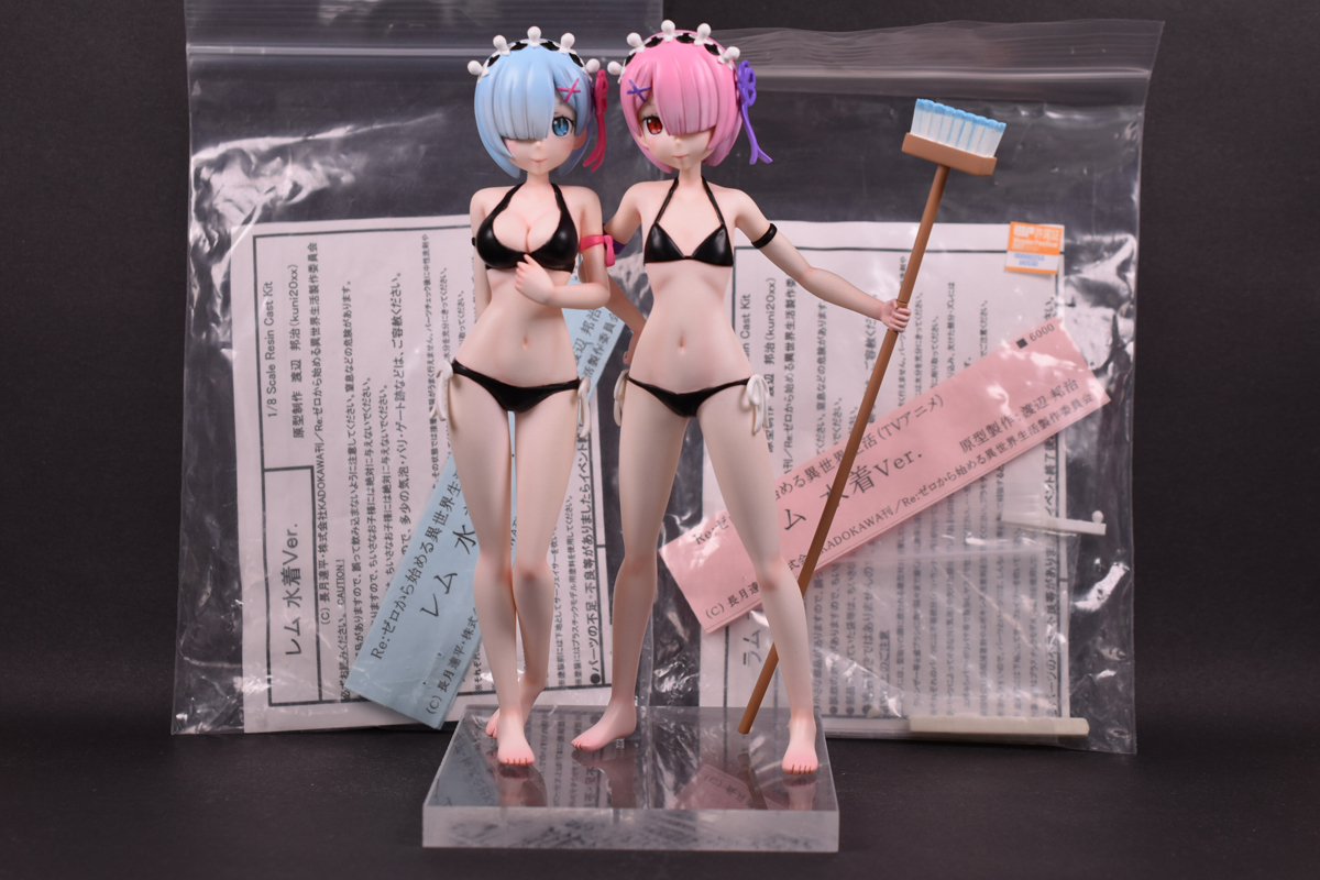 ワンフェス限定 Re:ゼロから始める異世界生活 1/8 ラム＆レム 水着ver