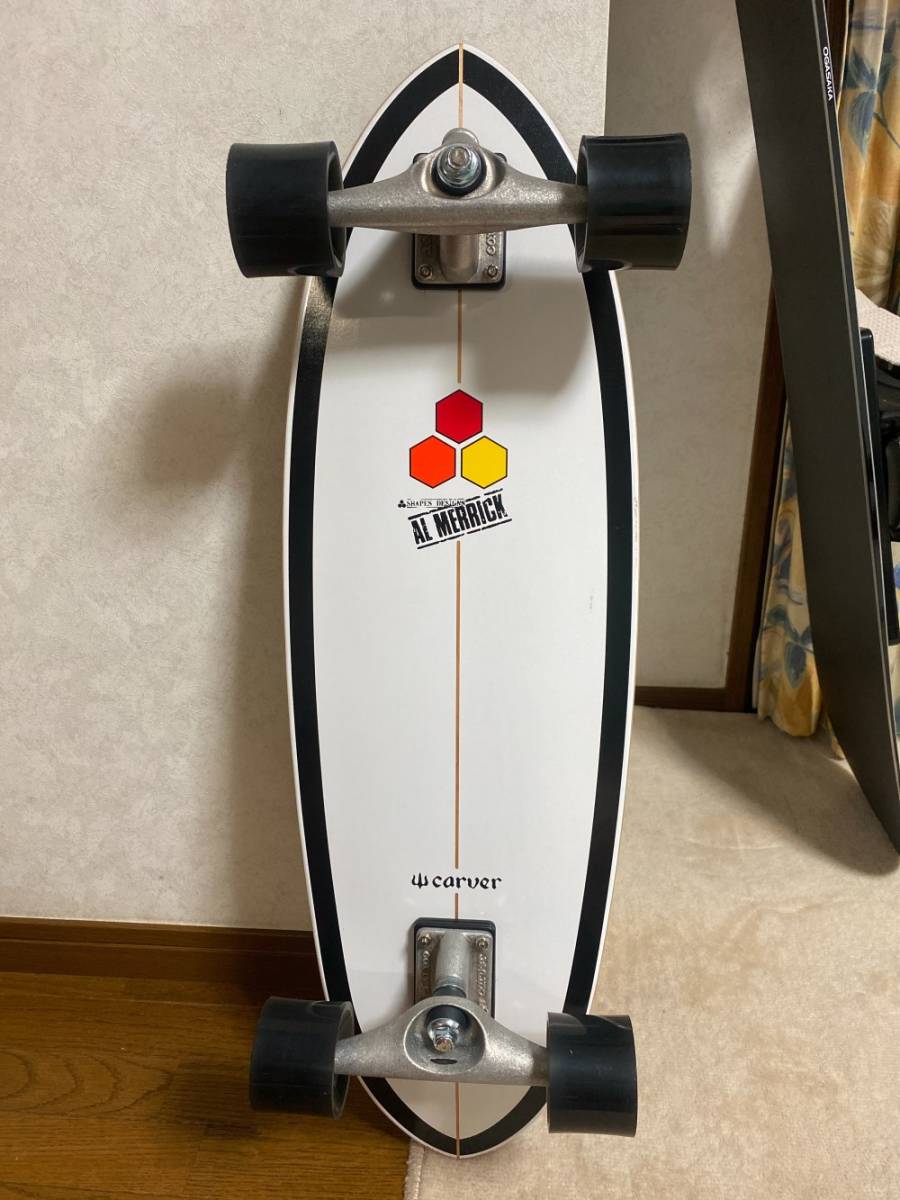 美品 カーバー スケボー スケートボード CARVER コンプリート 31.75
