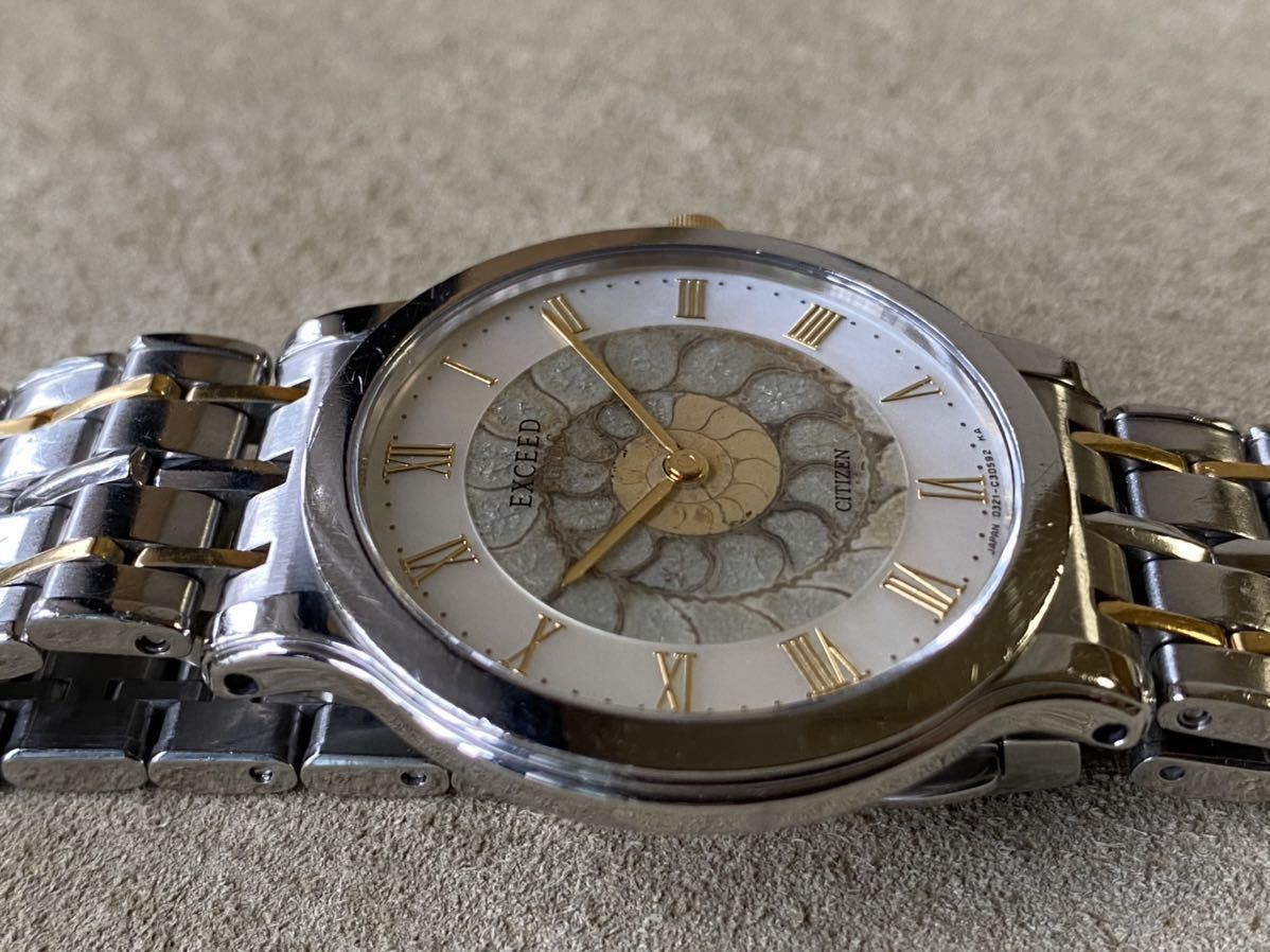 時計 CITIZEN EXCEED EUROS 0321-C30323 TA Citizen Exceed Quartz 0330-C30447 TA Mens Authentic watch / case